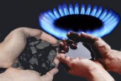 газ, уголь